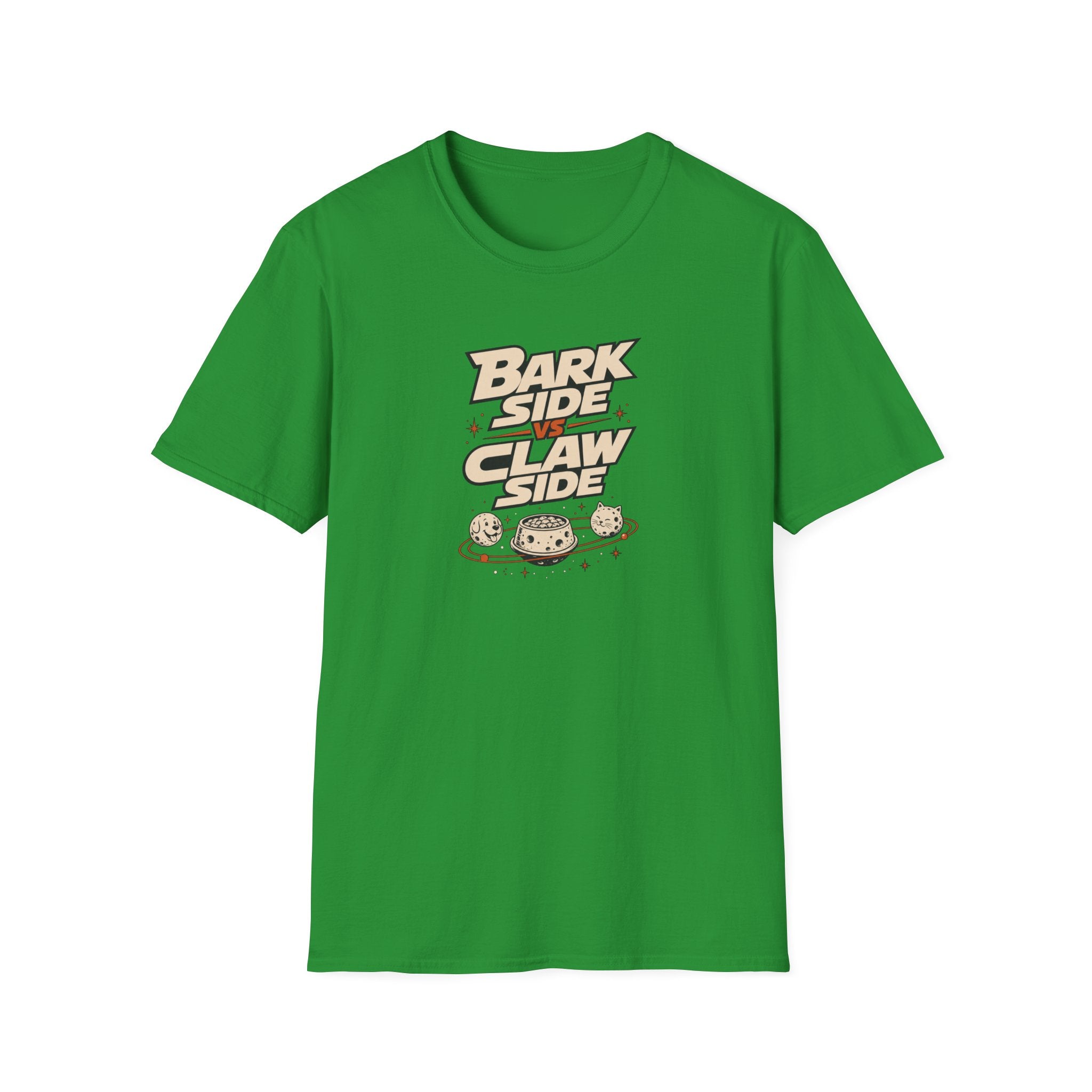 Bark Side vs Claw Side — Funny Pet Lover Tee