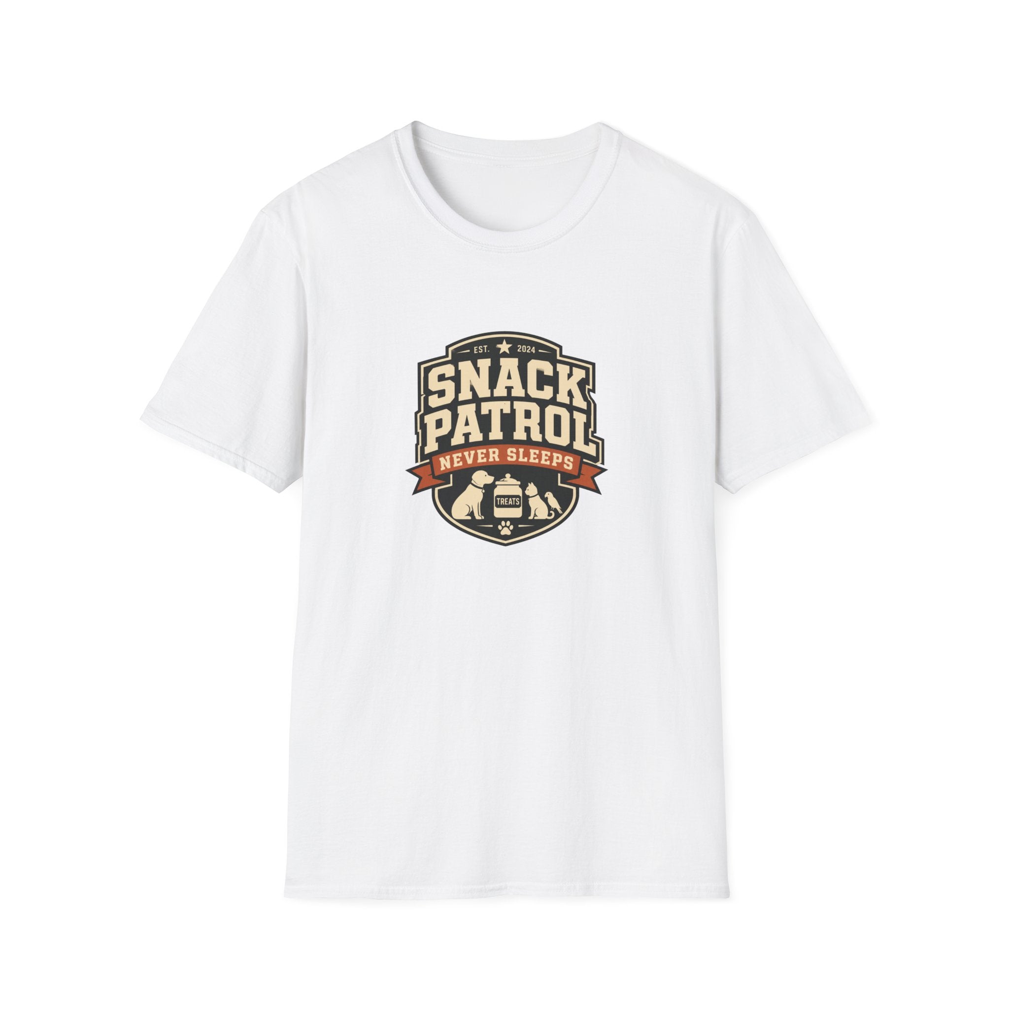 "Snack Patrol Never Sleeps" Retro Graphic Tee
