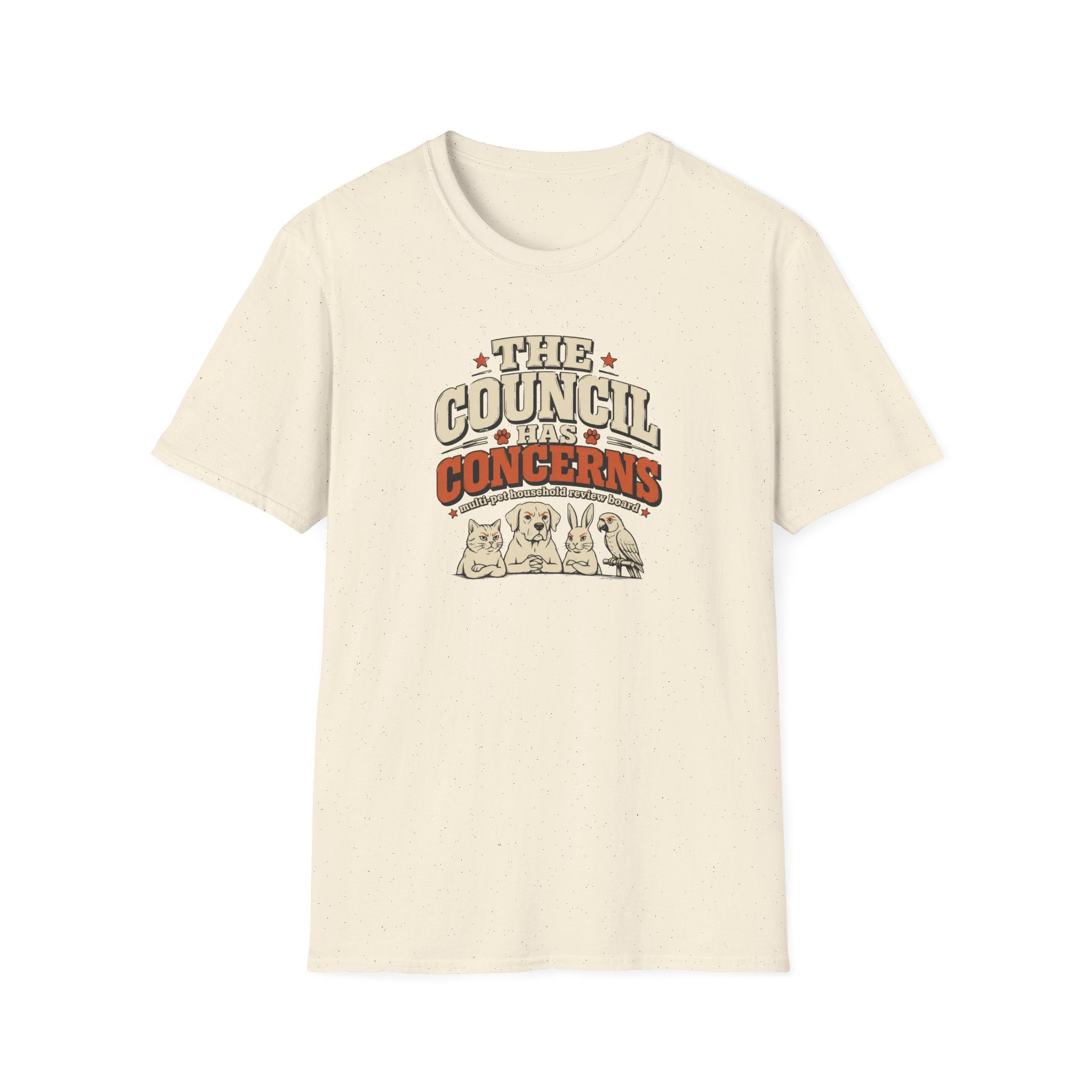 "The Council Has Concerns" Retro Pet Graphic Tee
