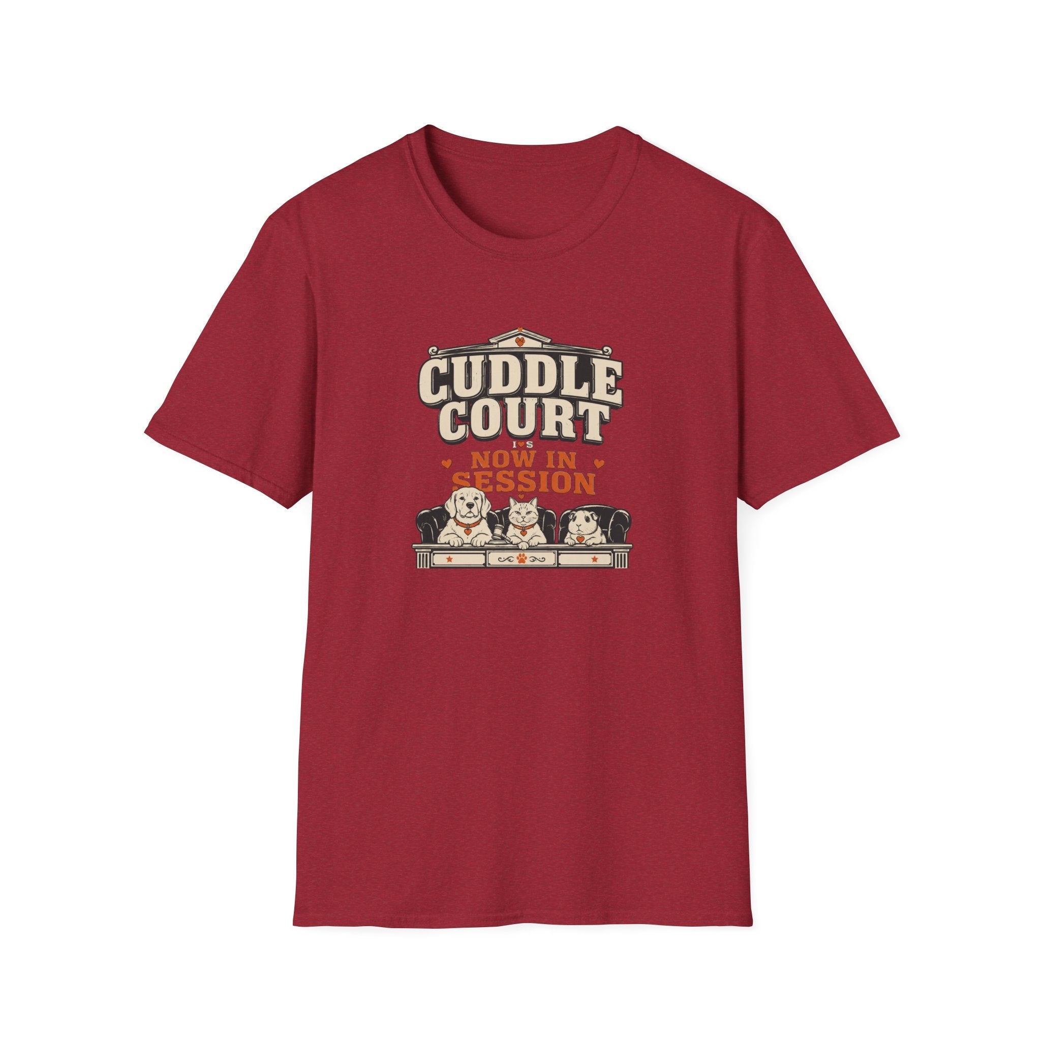 "Cuddle Court Now In Session" Cute Pet Lounge Tee