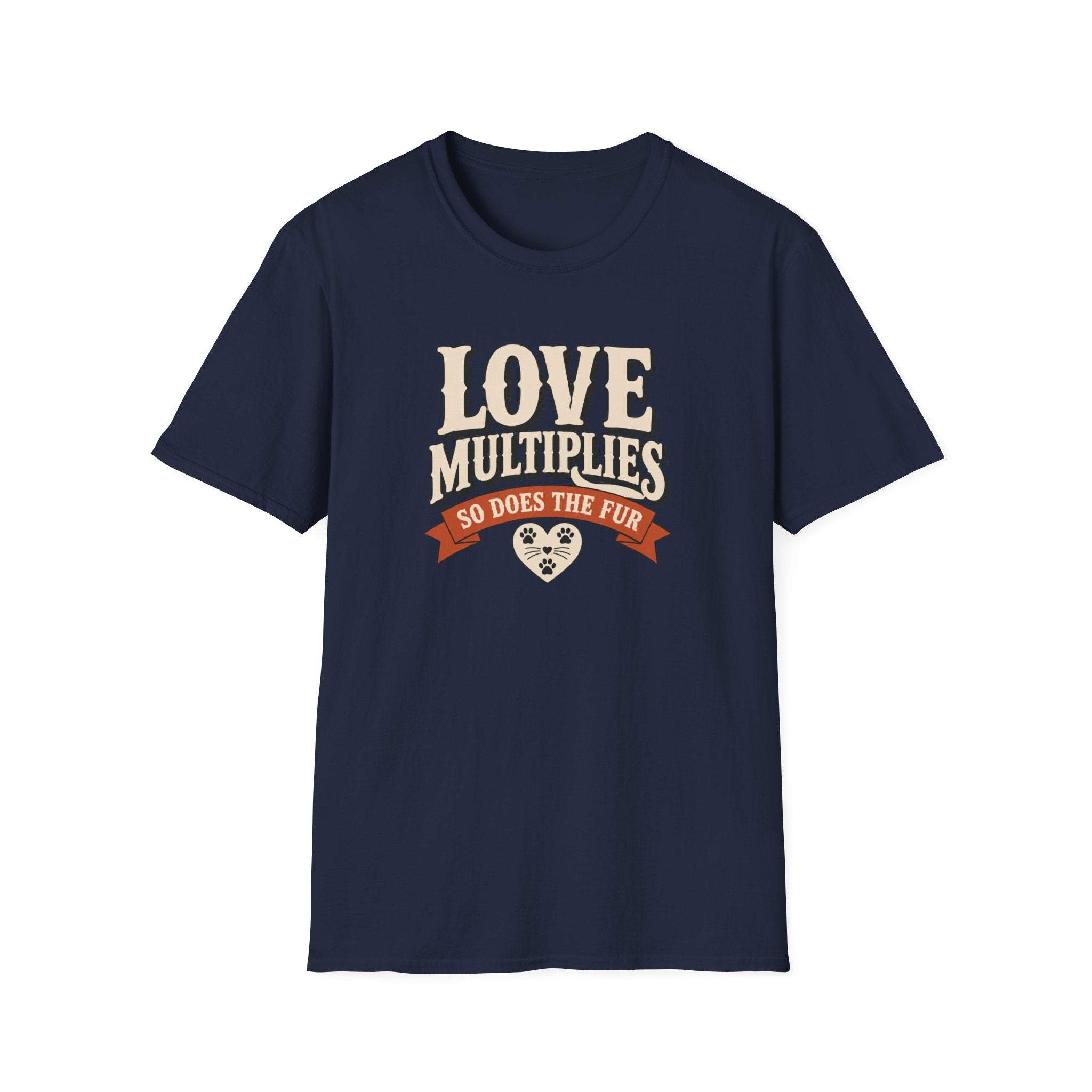 Love Multiplies — Pet Mom/Dad Tee (“So Does The Fur”)