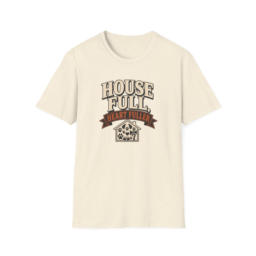 "House Full, Heart Fuller" multi-Pet Home Graphic Tee