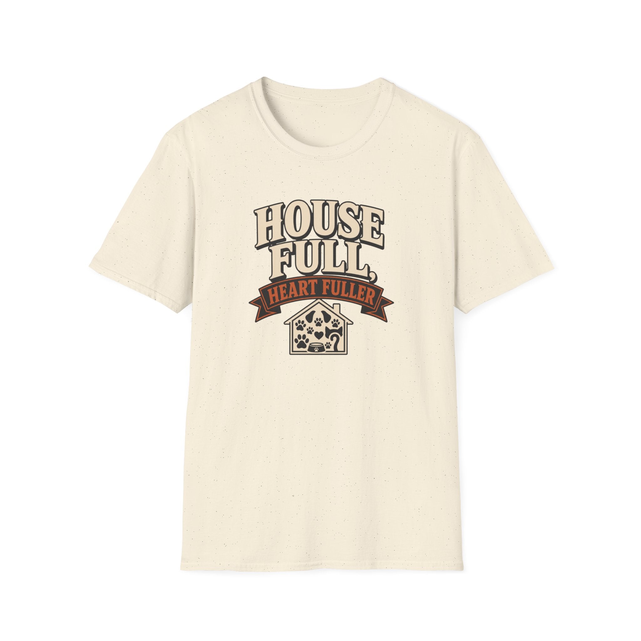 "House Full, Heart Fuller" multi-Pet Home Graphic Tee