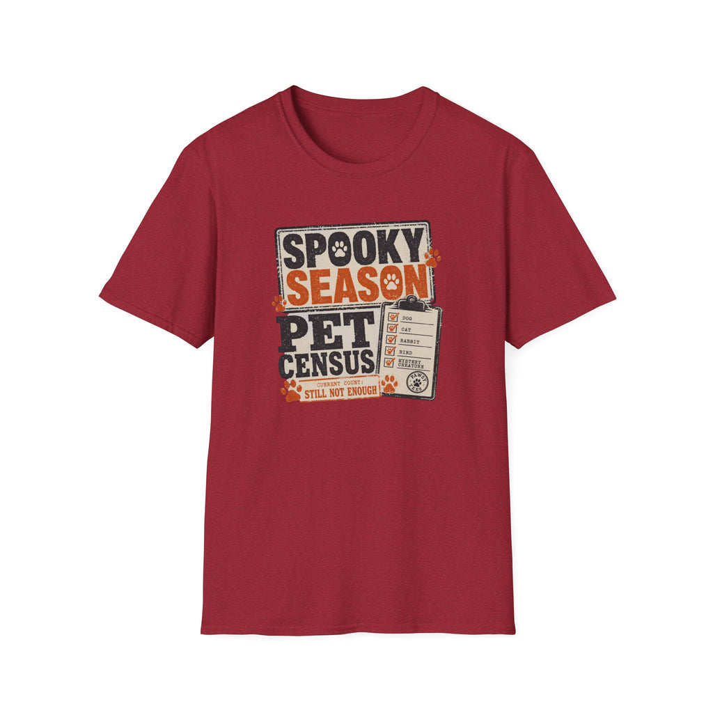 Spooky Season Pet Census T-Shirt