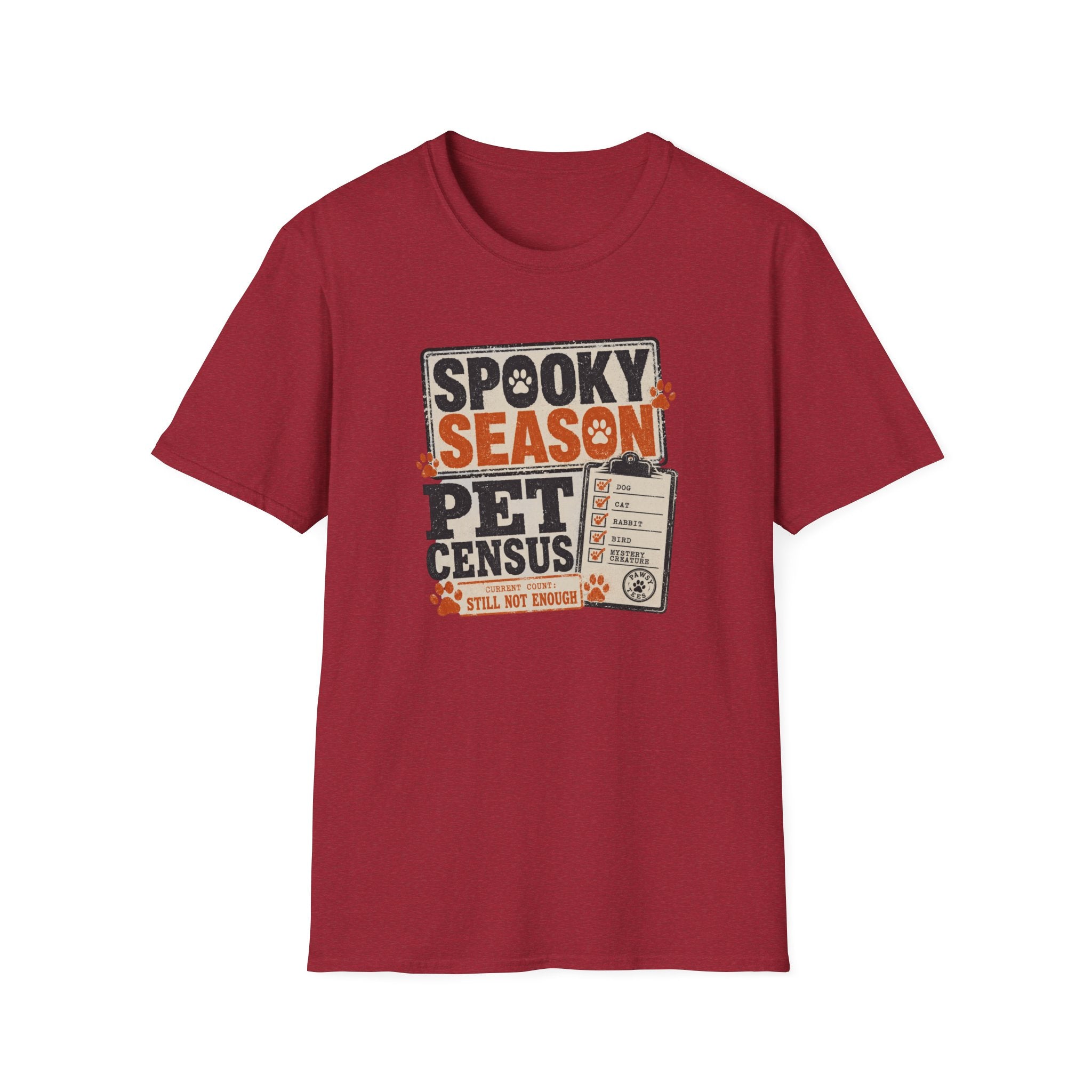 Spooky Season Pet Census T-Shirt