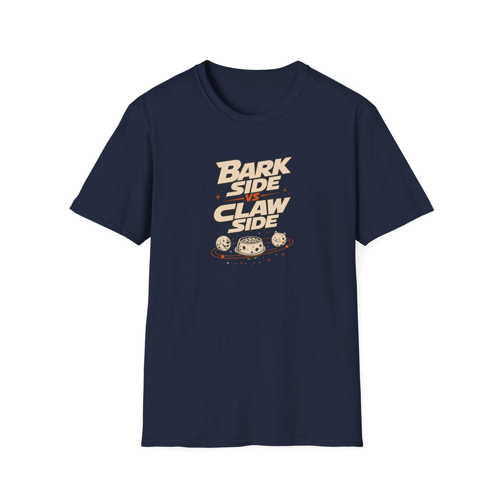 Bark Side vs Claw Side — Funny Pet Lover Tee