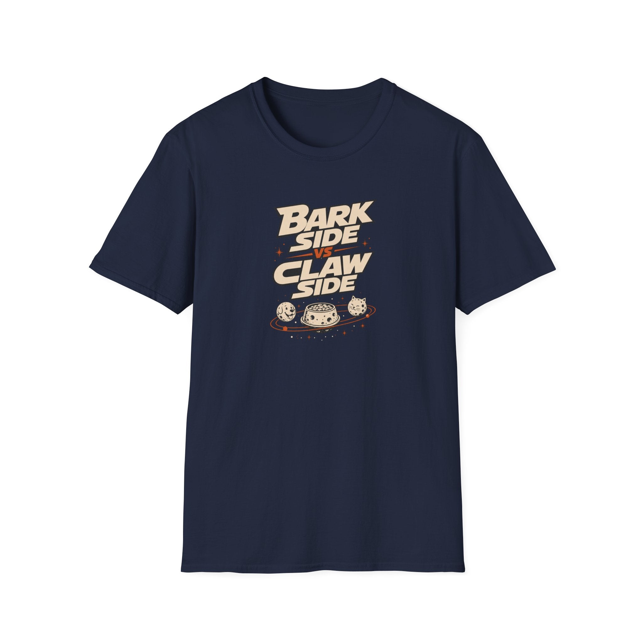 Bark Side vs Claw Side — Funny Pet Lover Tee