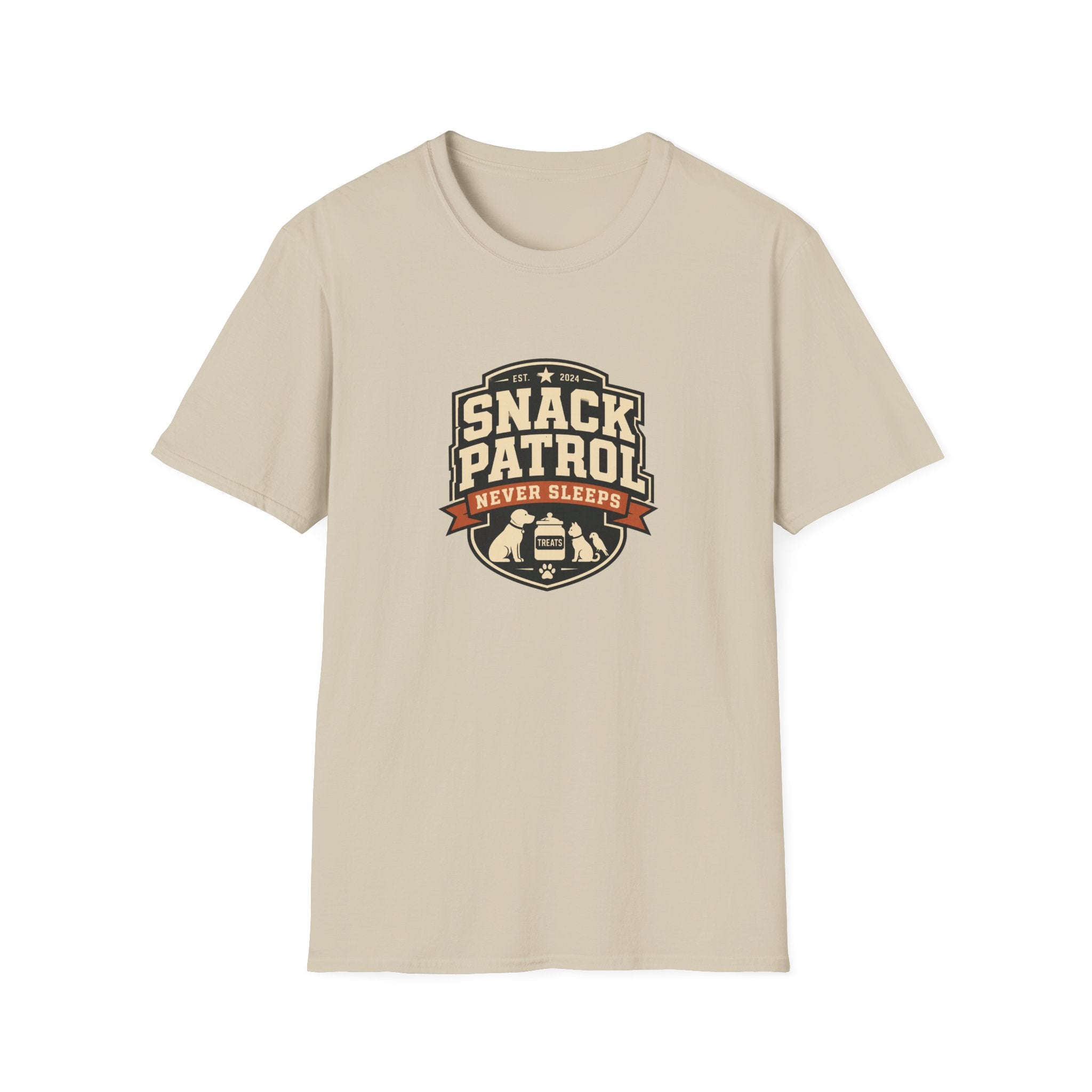 "Snack Patrol Never Sleeps" Retro Graphic Tee