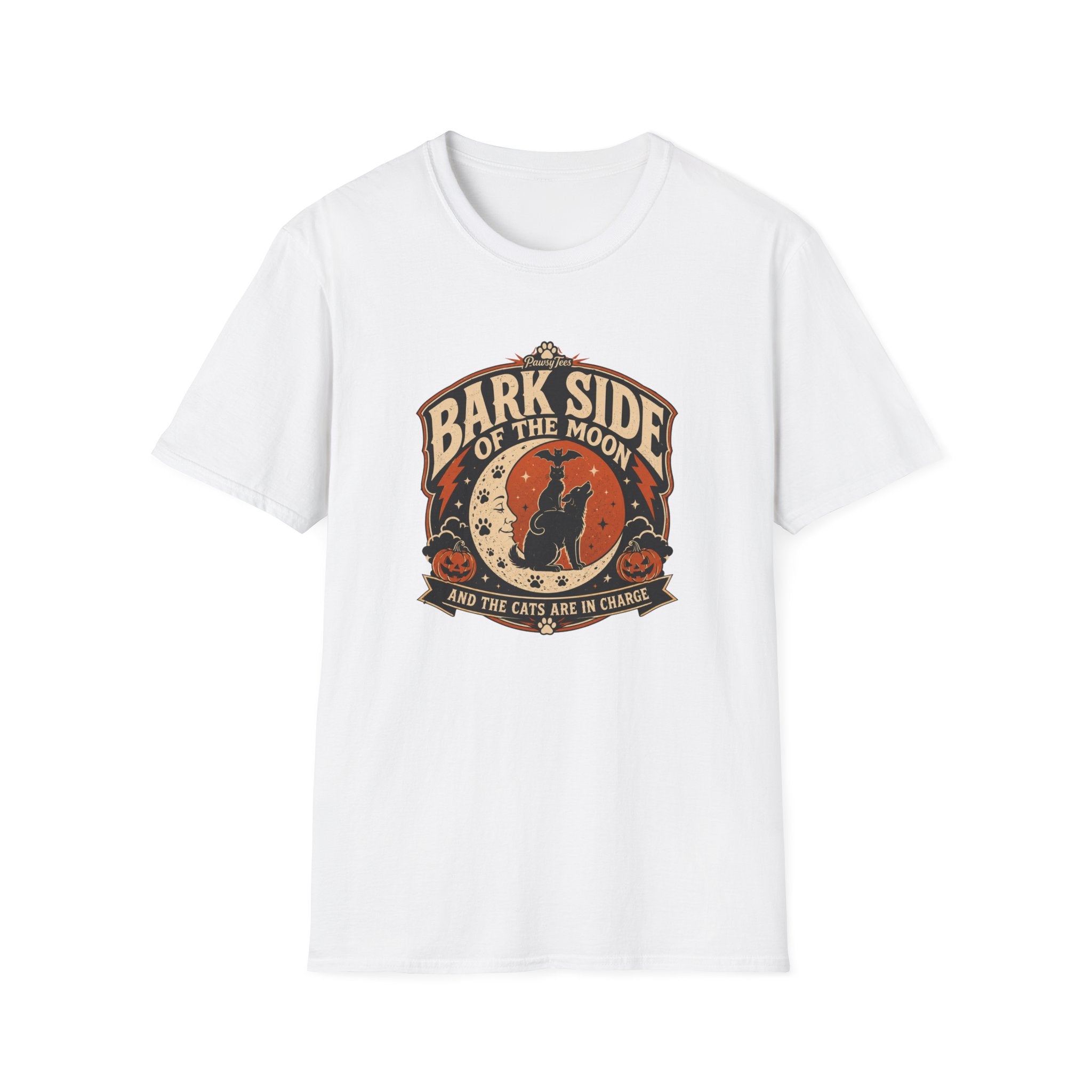 Bark Side of the Moon Halloween Pet Lovers T-Shirt