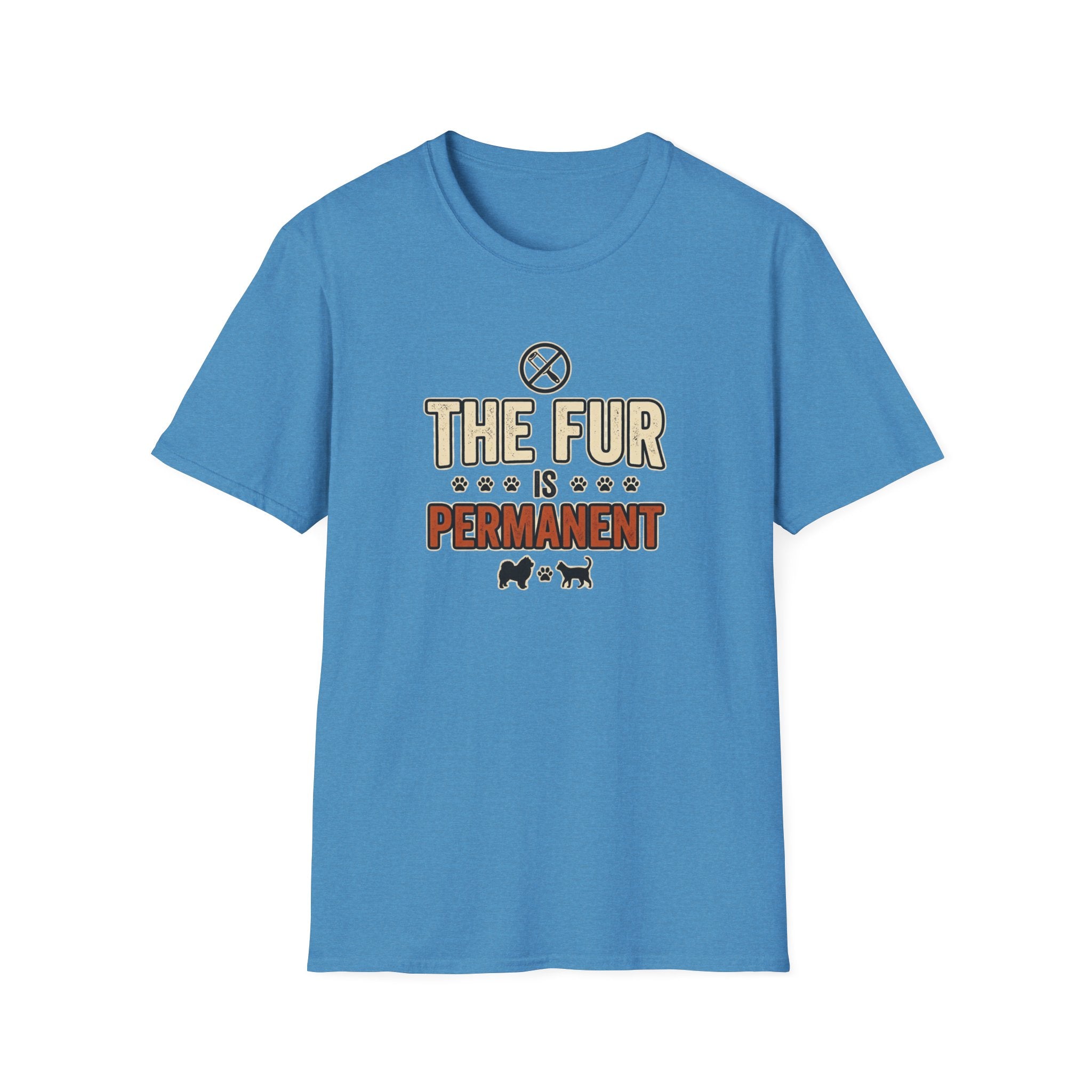 The Fur Is Permanent Pet-Lover T-Shirt