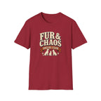 Fur & Chaos Social Club T-Shirt — Funny Pet Lover Tee