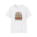 Bark Meow Judge Repeat – Funny Dog & Cat Pet Lover Tee