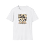 Rated By Pets — Funny Retro Pet Lover Tee