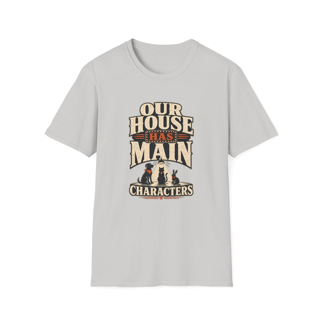 "Our House Has Main Characters" Vintage Graphic Tee