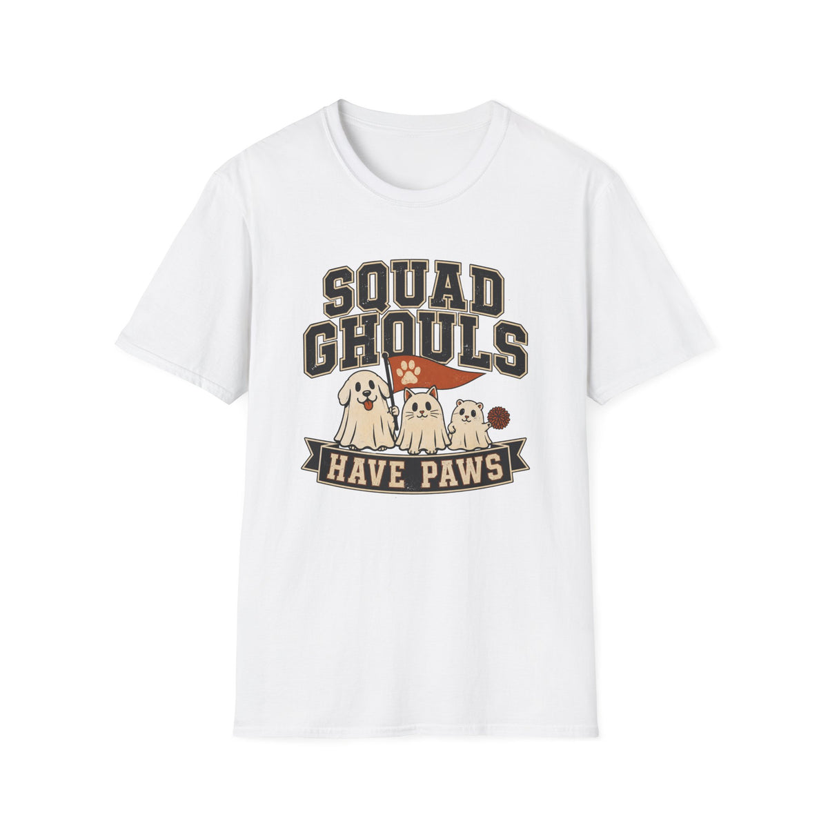 Squad Ghouls Have Paws – Halloween Pet T-Shirt