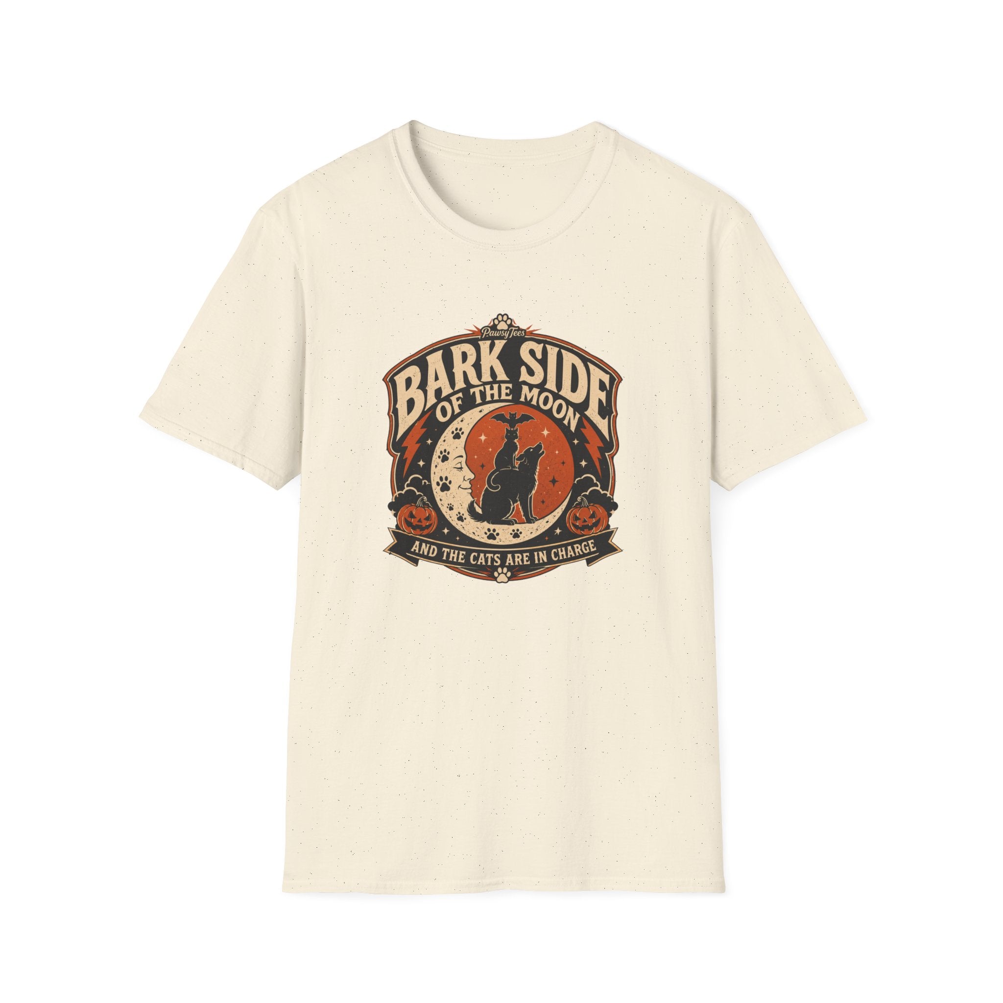 Bark Side of the Moon Halloween Pet Lovers T-Shirt