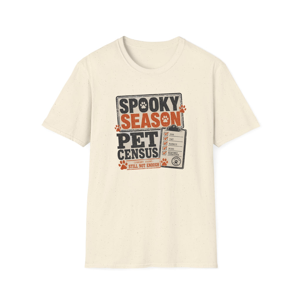 Spooky Season Pet Census T-Shirt