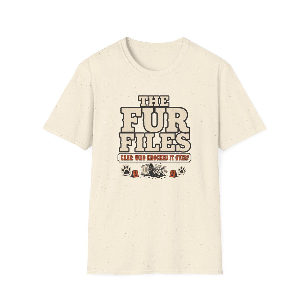 "The Fur Files" Funny Pet Owner Tee