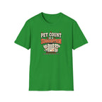 "Pet Count Is A Suggestion" Cute Cat & Dog Graphic Tee