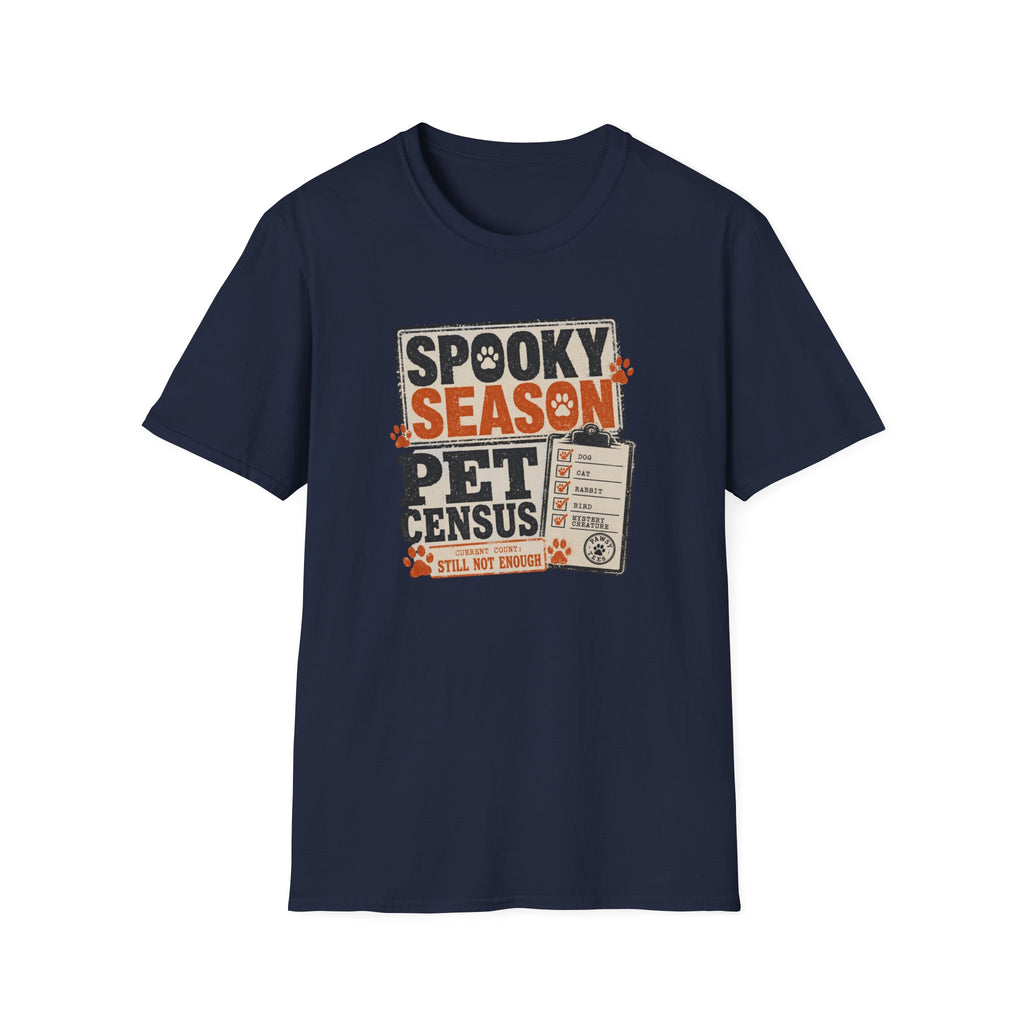 Spooky Season Pet Census T-Shirt