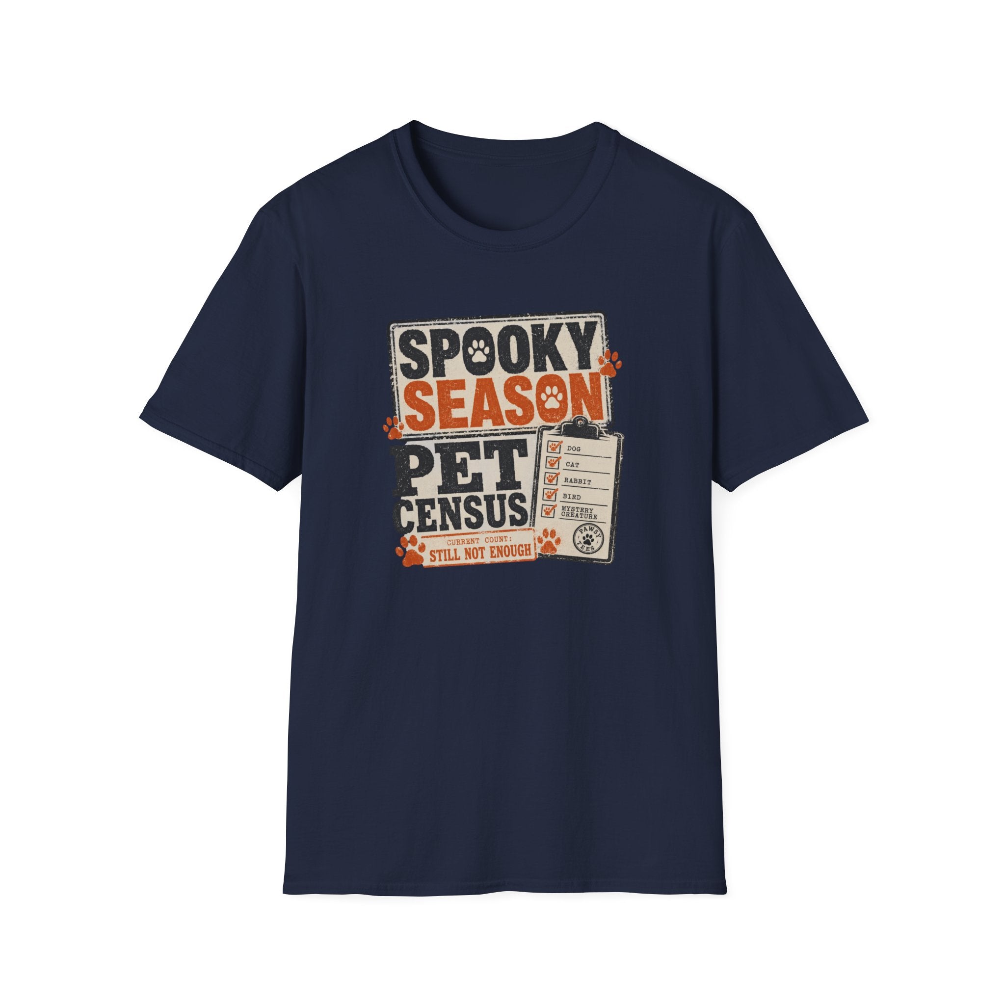 Spooky Season Pet Census T-Shirt