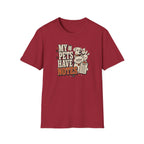 "My Pets Have Notes" Cute Vintage Pet Lover Graphic Tee