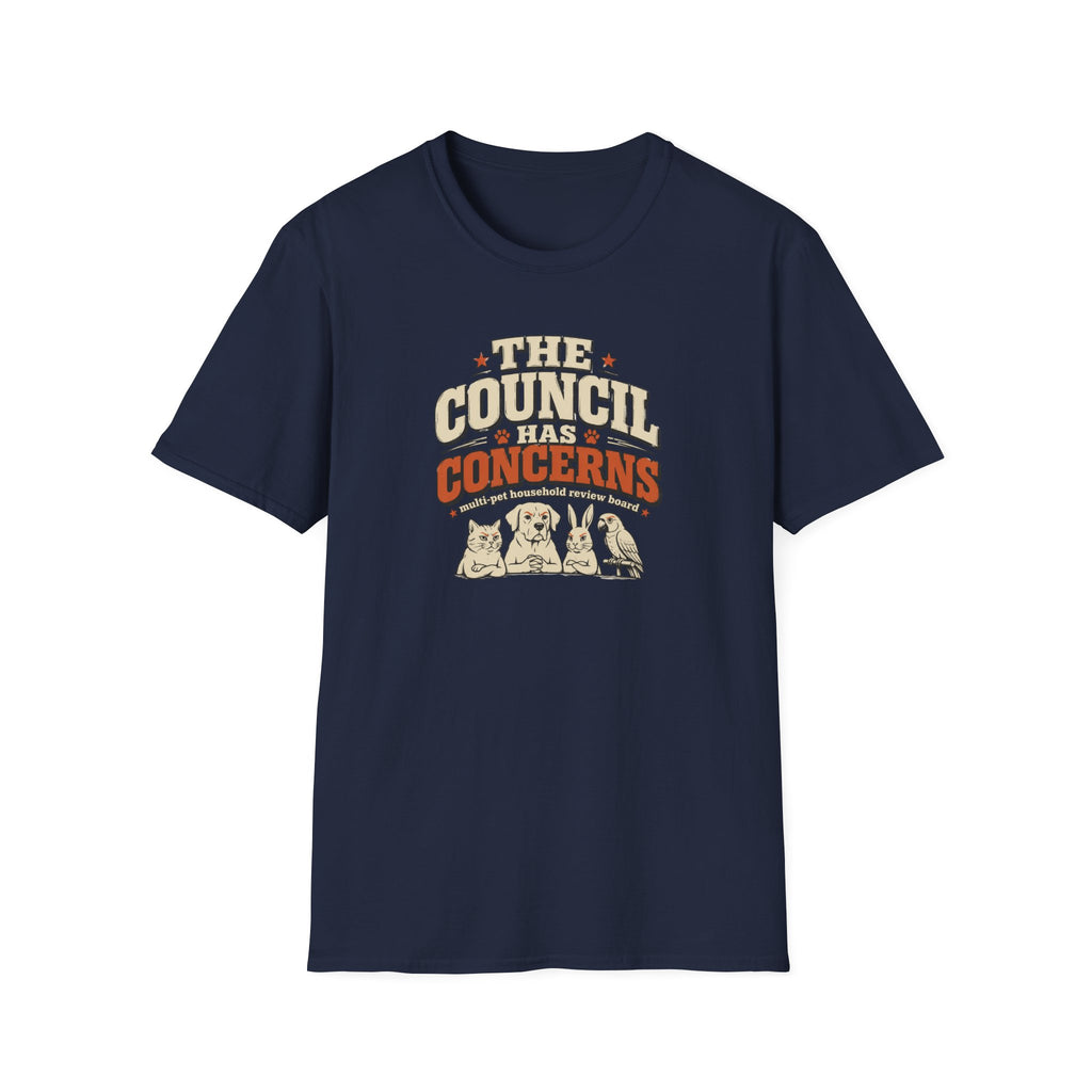 "The Council Has Concerns" Retro Pet Graphic Tee