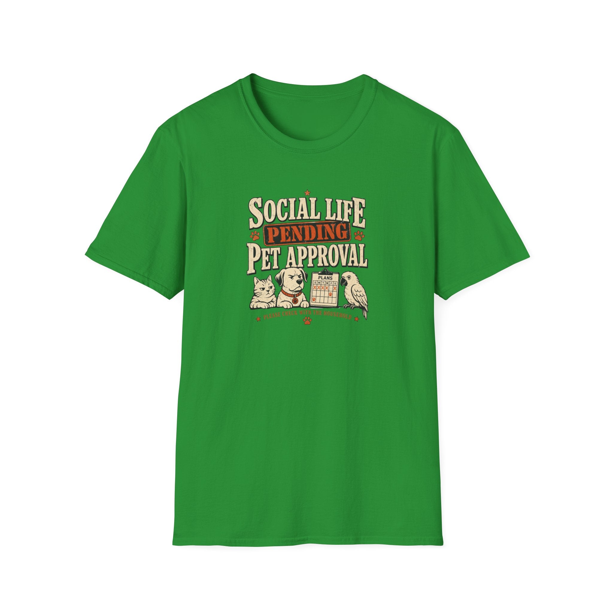 "Social Life Pending" Cute Pet Lover Tee
