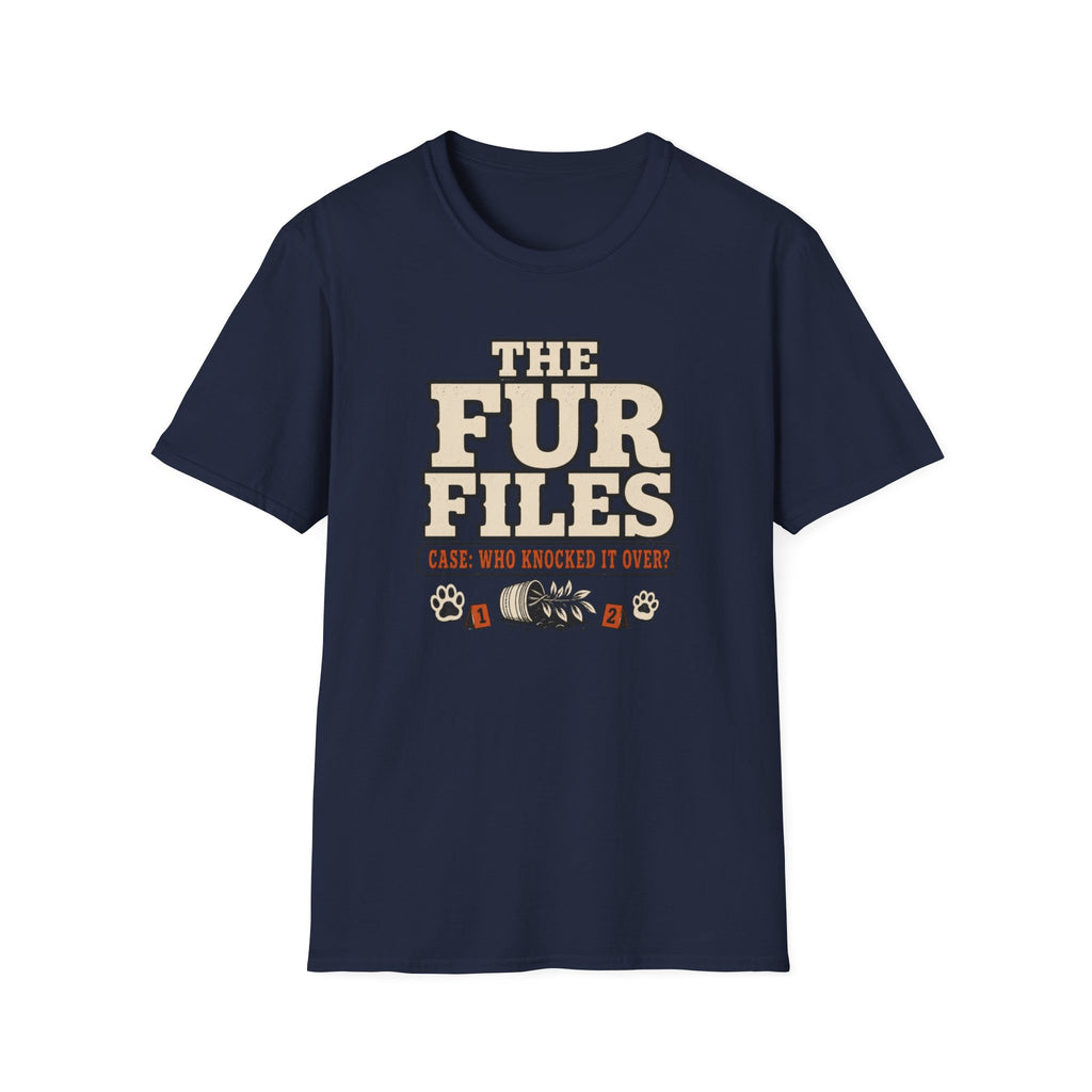 "The Fur Files" Funny Pet Owner Tee