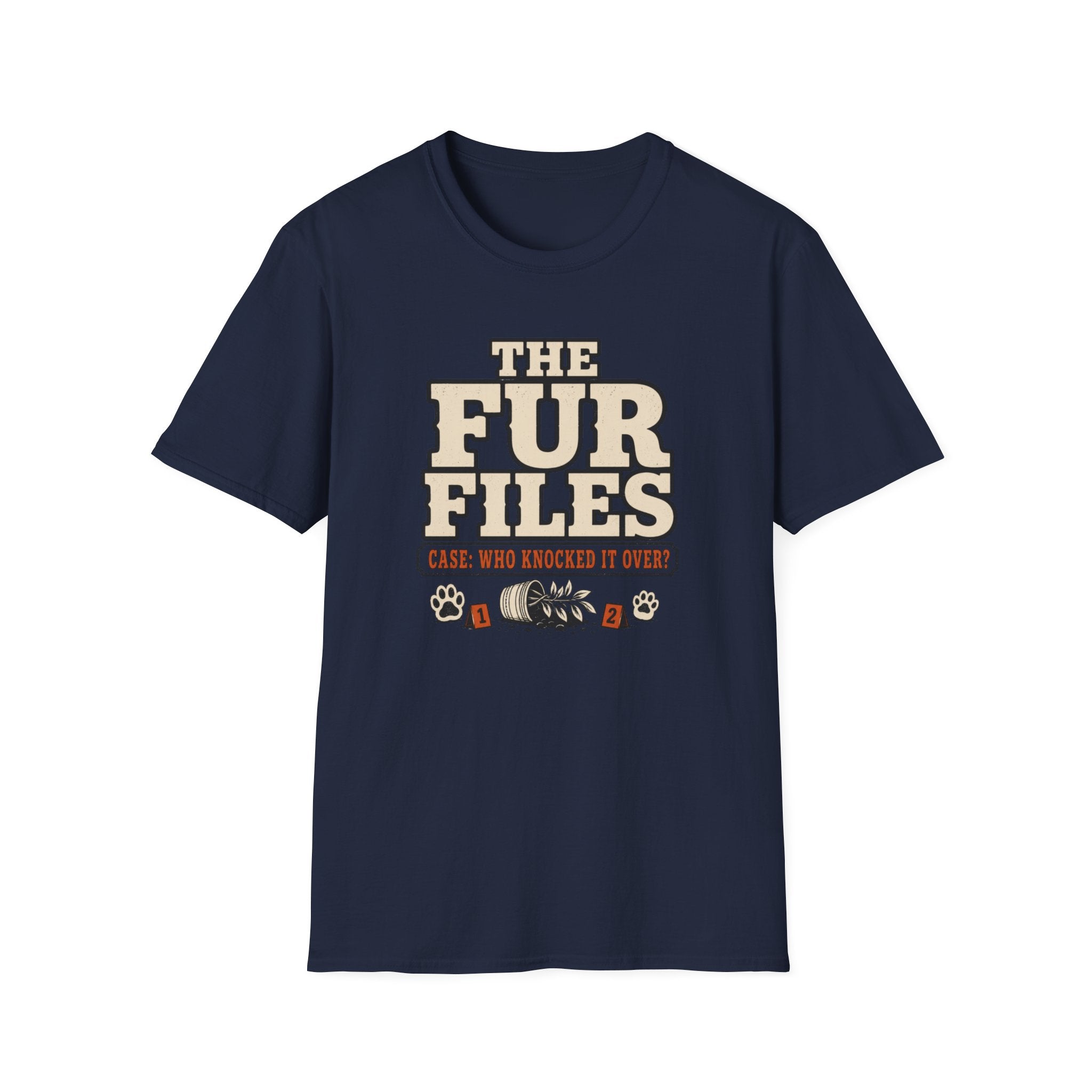 "The Fur Files" Funny Pet Owner Tee