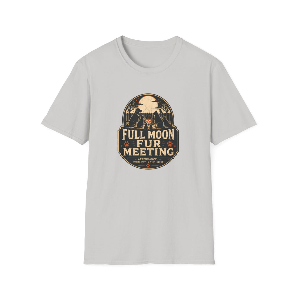 Full Moon Fur T-Shirt – Funny Pet Lover Shirt (Full Moon Fur Meeting)
