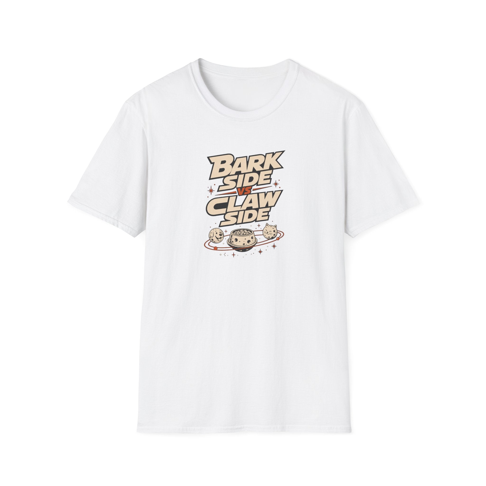 Bark Side vs Claw Side — Funny Pet Lover Tee