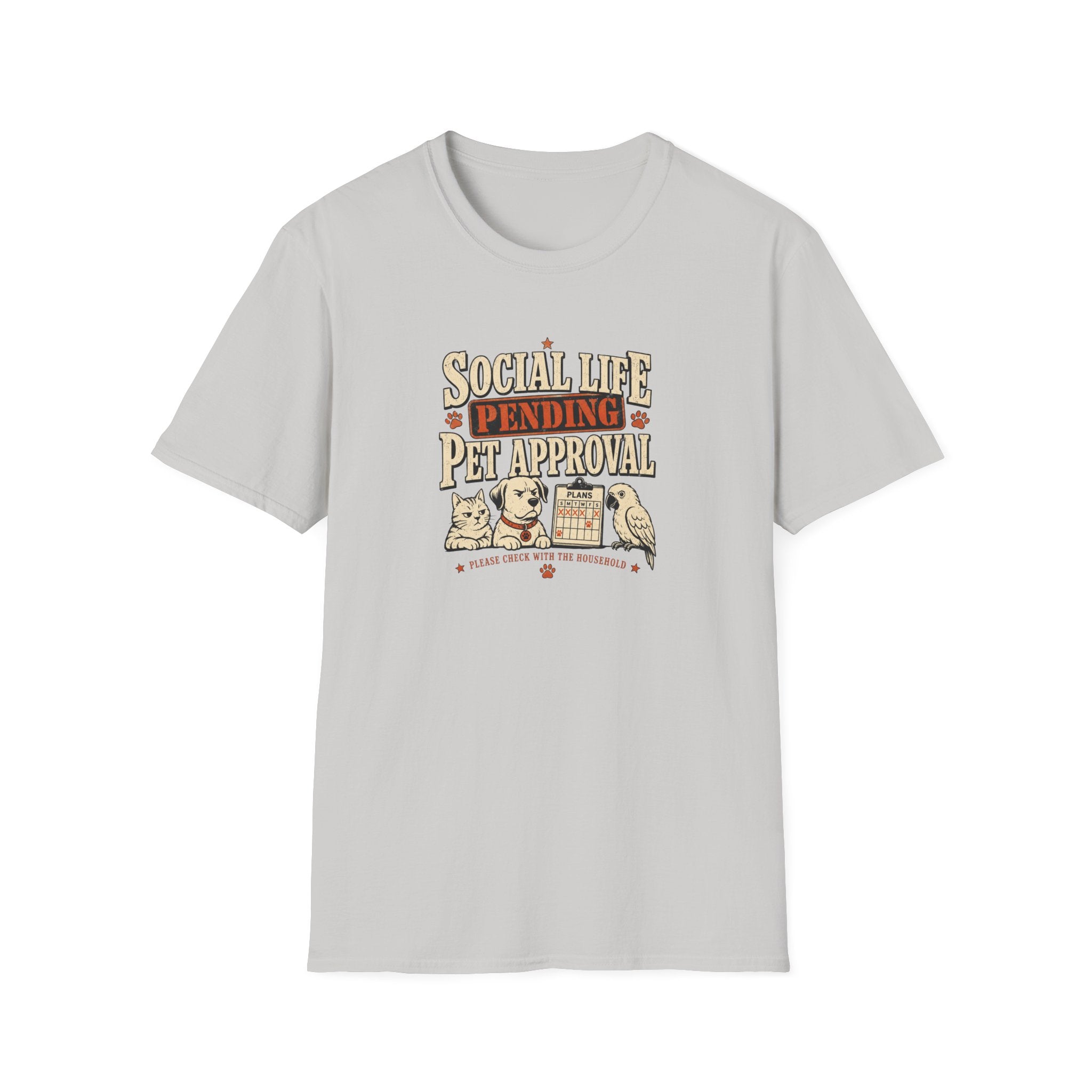 "Social Life Pending" Cute Pet Lover Tee