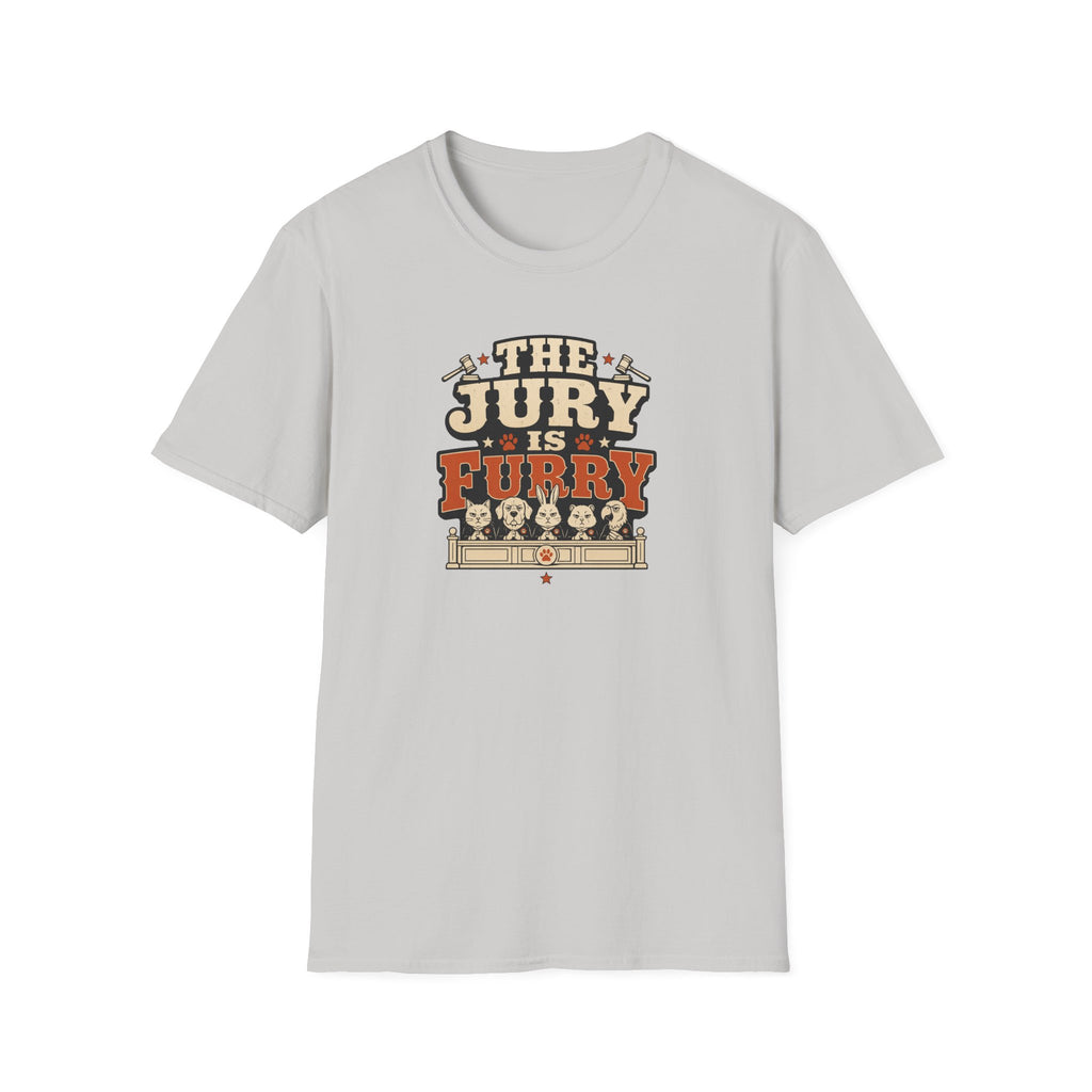 The Jury Is Furry — Funny Pet Lover Graphic Tee