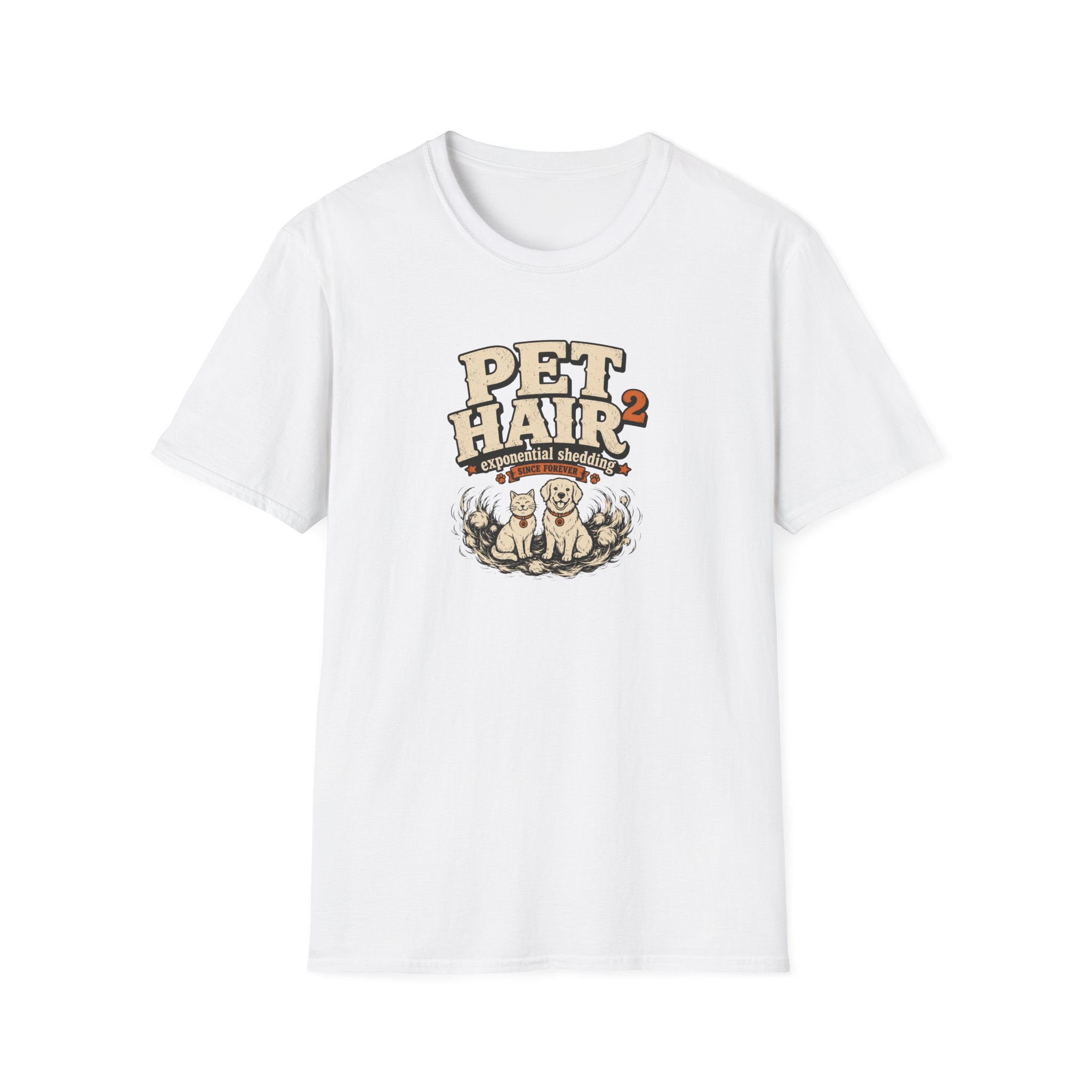 Pet Hair Squared ‘Exponential Shedding’ Pet Lover Tee