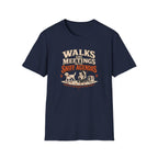 Walks Are Meetings With Sniff Agendas T-Shirt