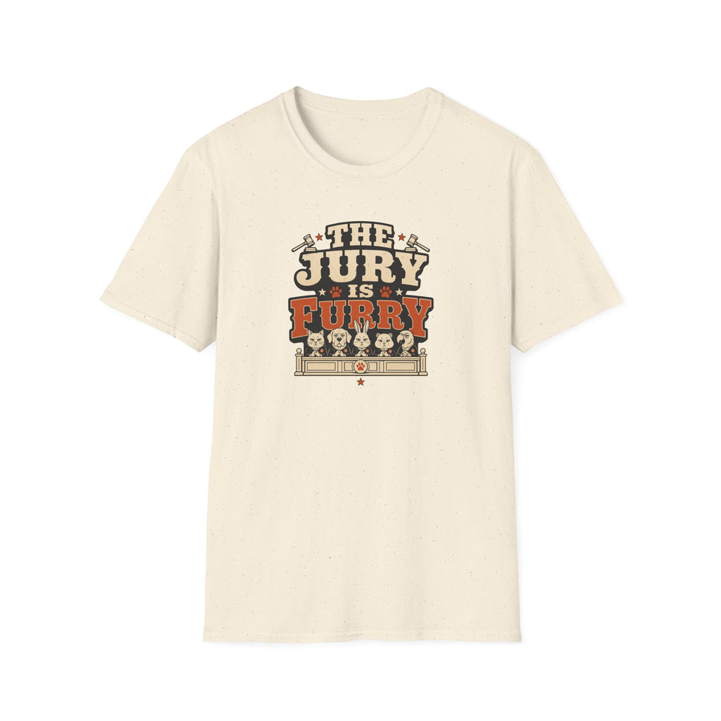 The Jury Is Furry — Funny Pet Lover Graphic Tee
