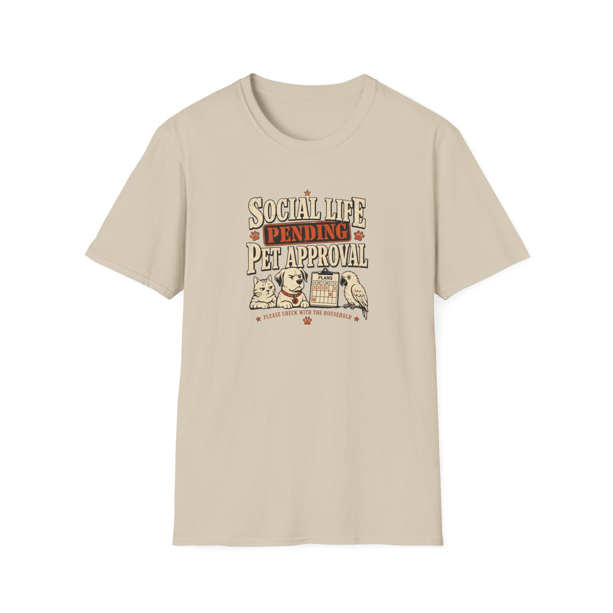 "Social Life Pending" Cute Pet Lover Tee