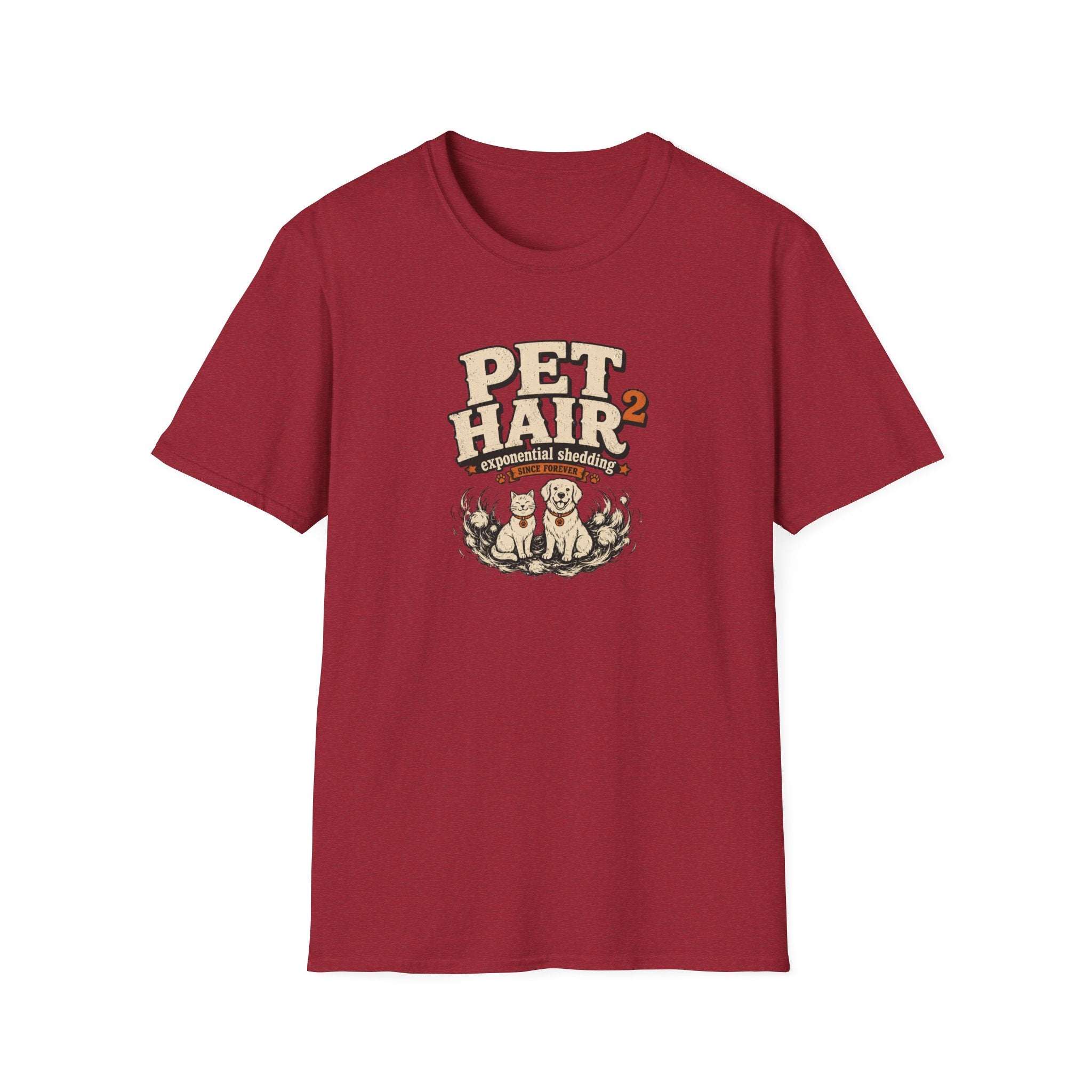 Pet Hair Squared ‘Exponential Shedding’ Pet Lover Tee