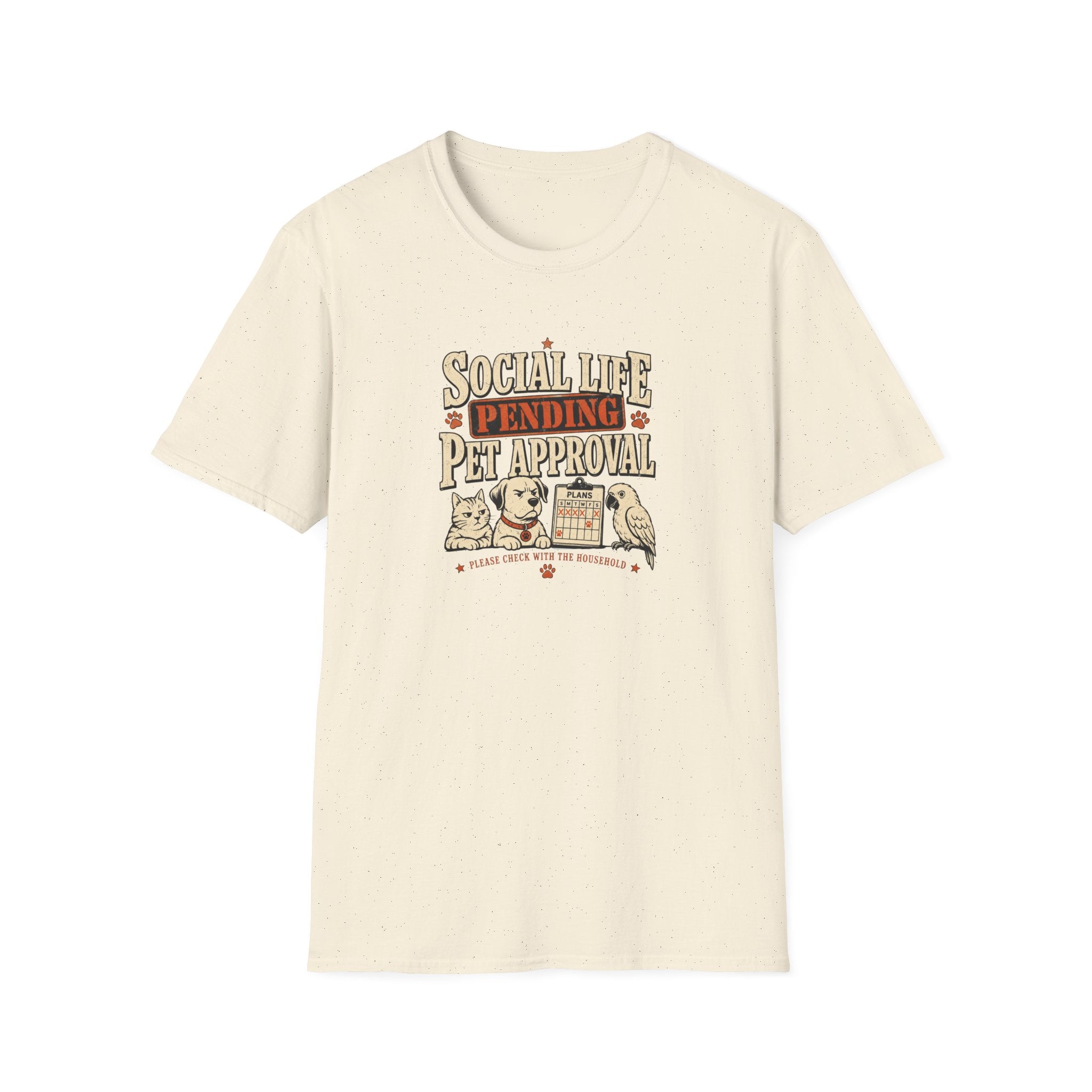 "Social Life Pending" Cute Pet Lover Tee