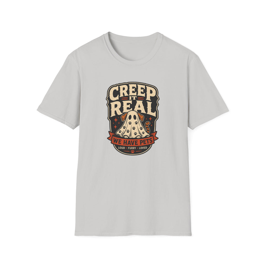 Creep It Real — Retro Multi-Pet Ghost Halloween Tee