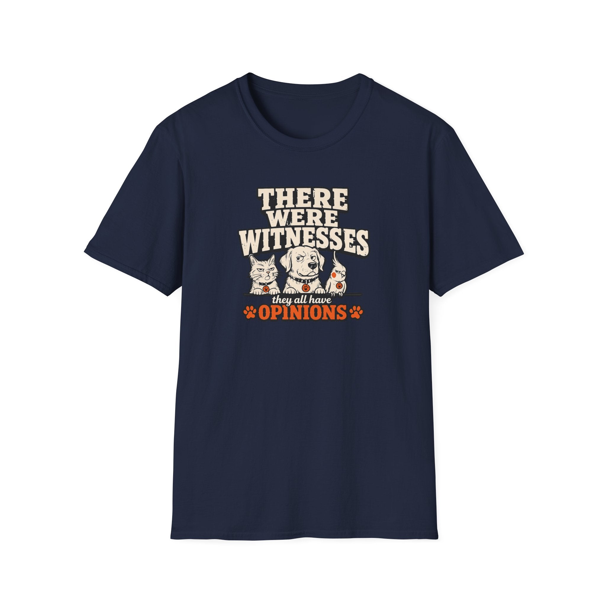 "There Were Witnesses" Cute Pet Graphic Tee