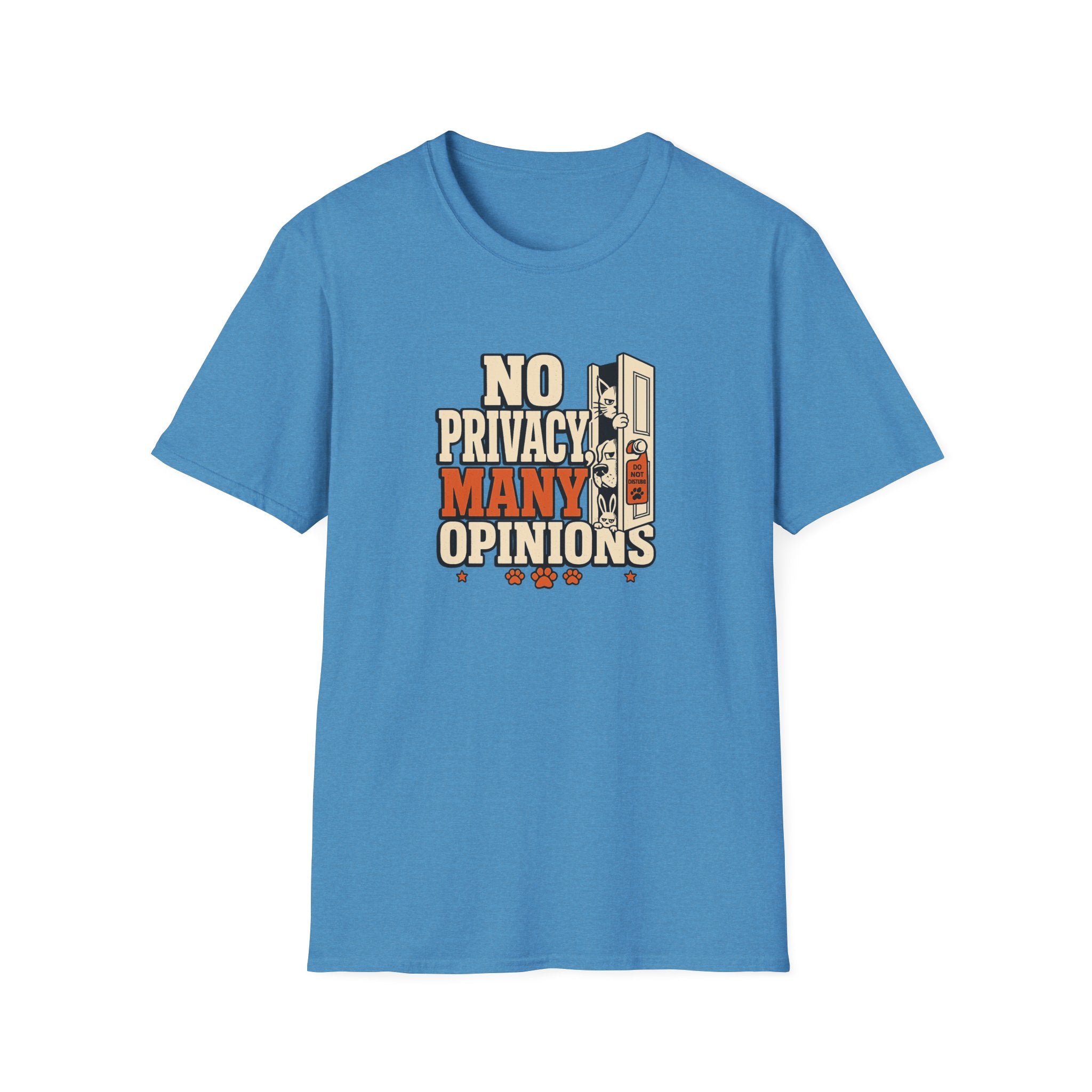 "No Privacy, Many Opinions" Retro Graphic Tee