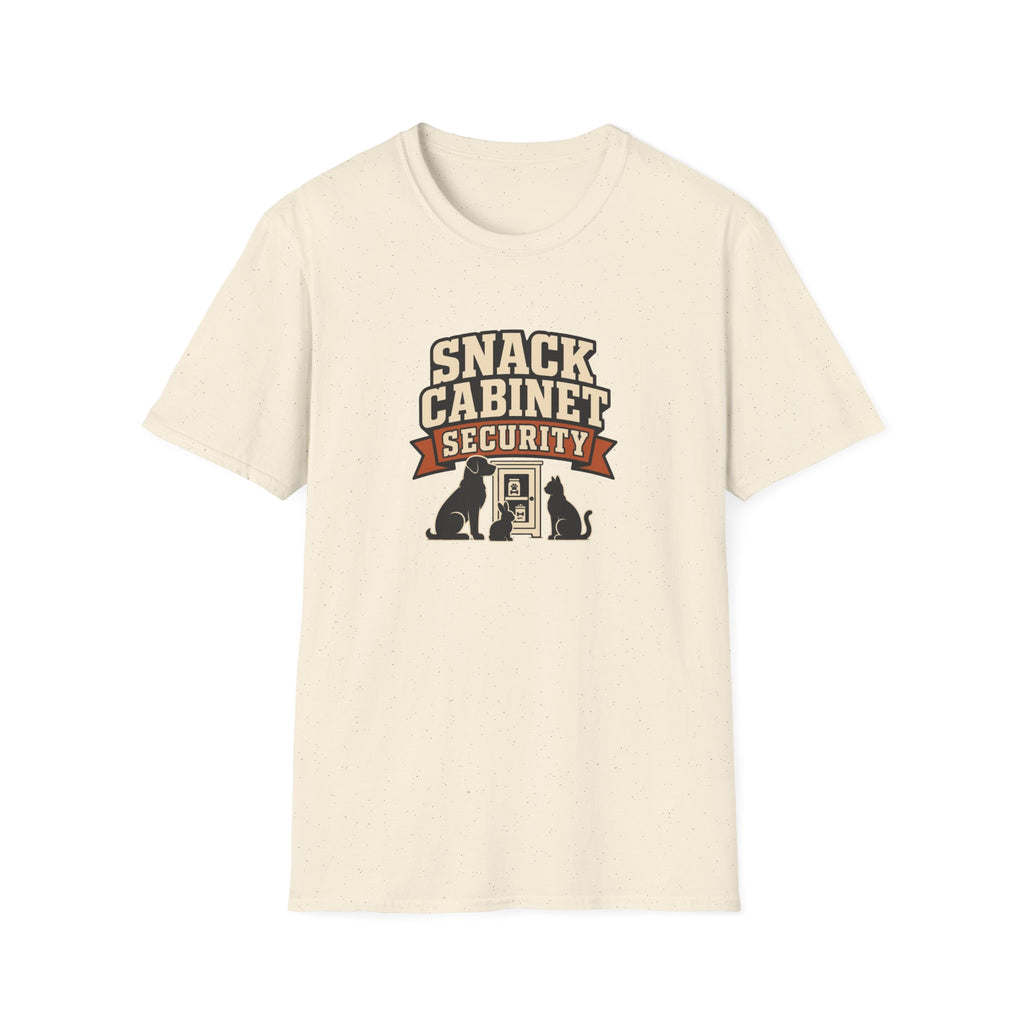 T-Shirt — “Snack Cabinet Security” Funny Pet Lover Tee