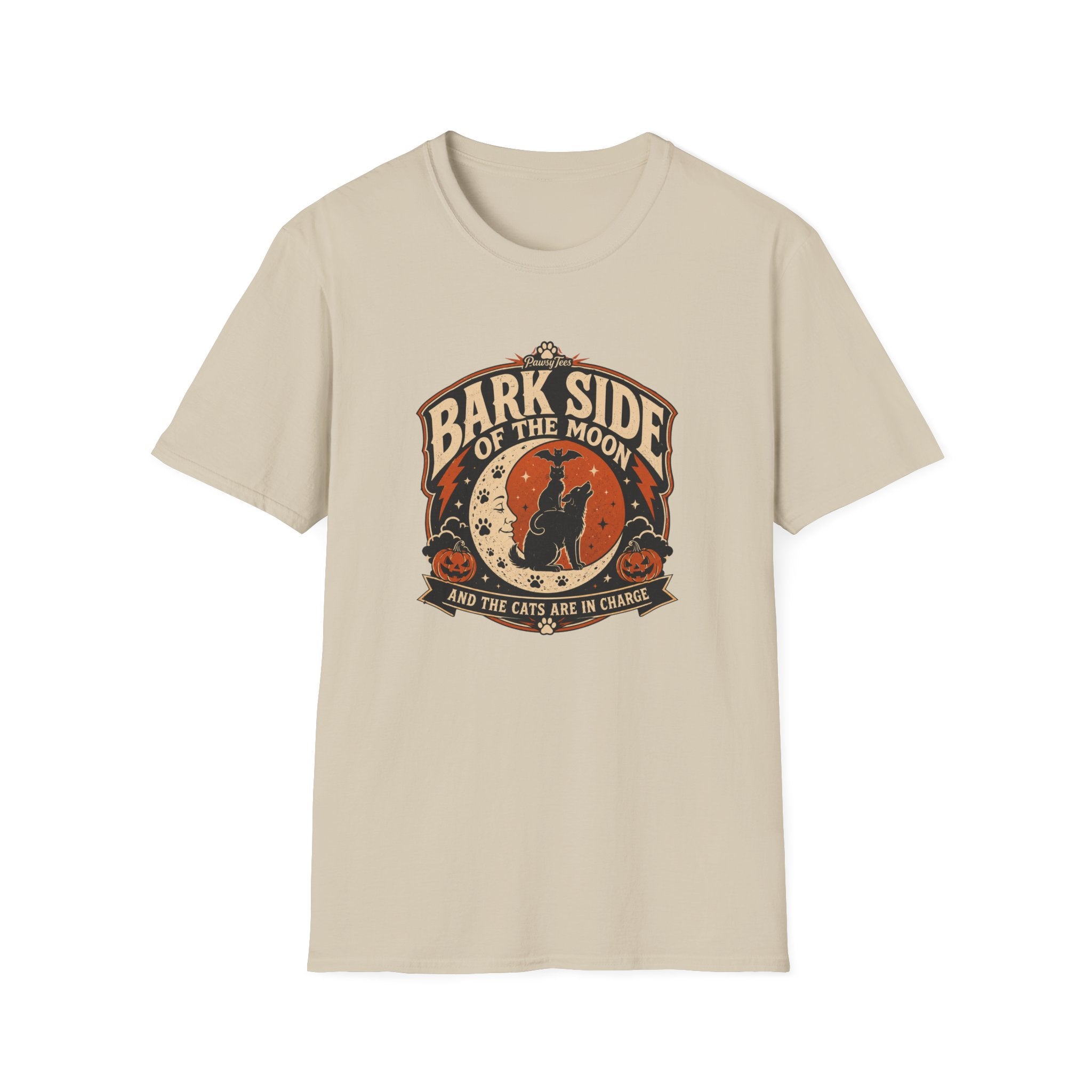 Bark Side of the Moon Halloween Pet Lovers T-Shirt