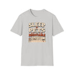 “Sleep Divided By Pets Equals Negotiable” Vintage Retro Pet Lover Tee