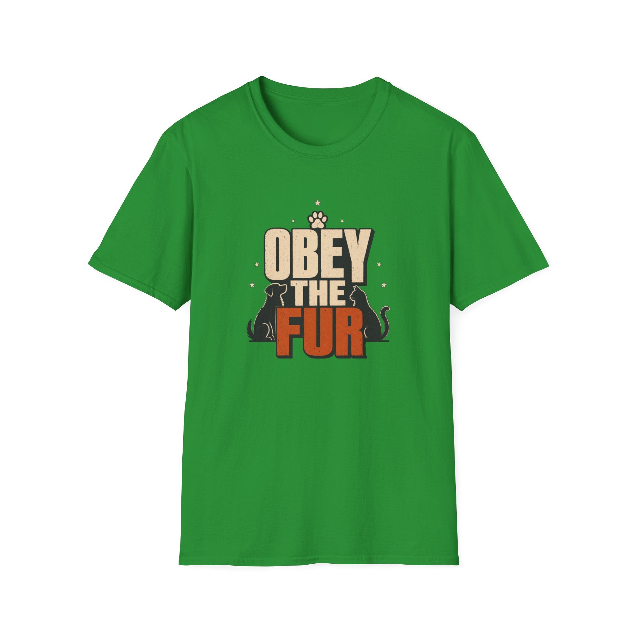 Obey the Fur T-Shirt — Funny Cat & Dog Pet Lover Tee