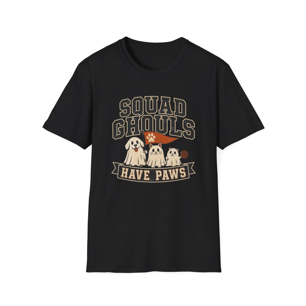 Squad Ghouls Have Paws – Halloween Pet T-Shirt