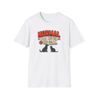 Normal Was Never The Goal T-Shirt — Funny Cat & Dog Retro Statement Tee