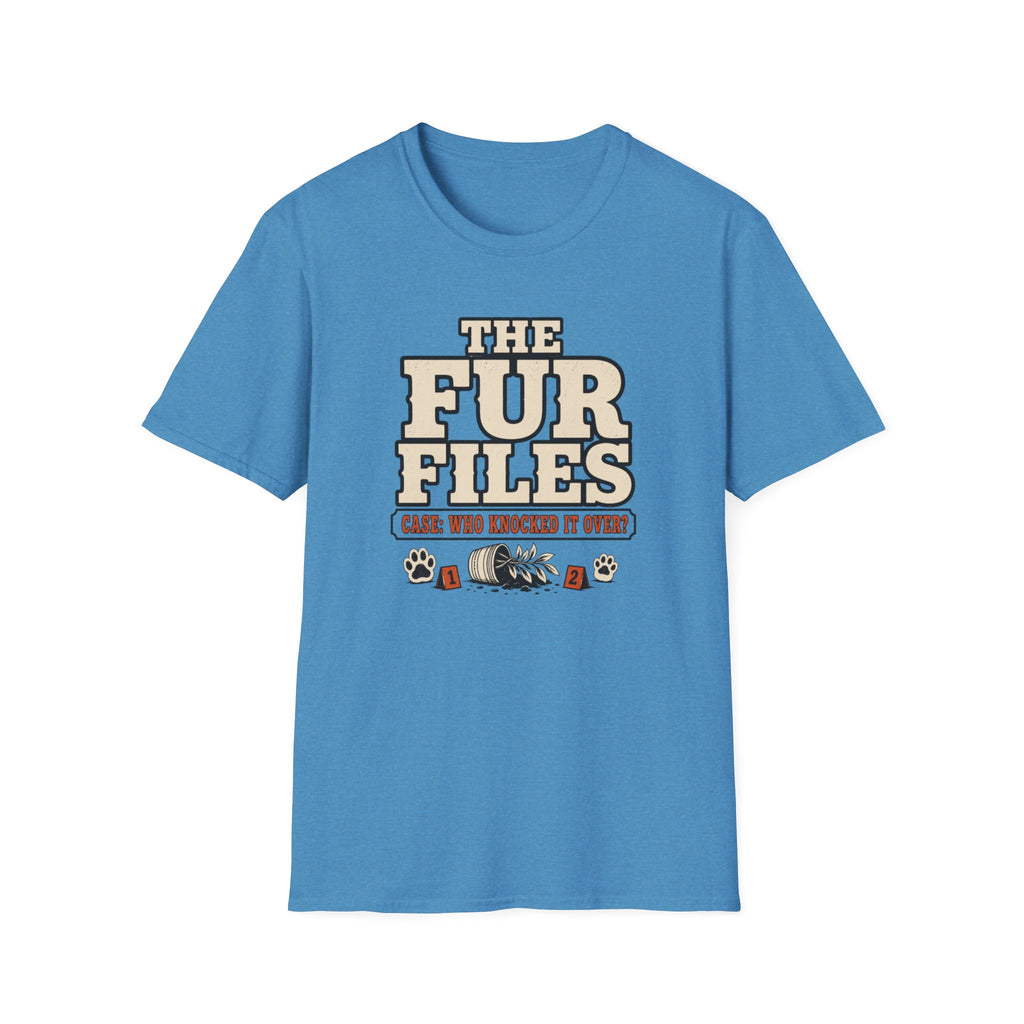 "The Fur Files" Funny Pet Owner Tee